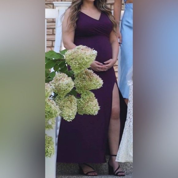 Le Chateau Purple Dress - Picture 5 of 6